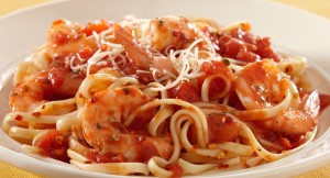 SHRIMP MARINARA PASTA